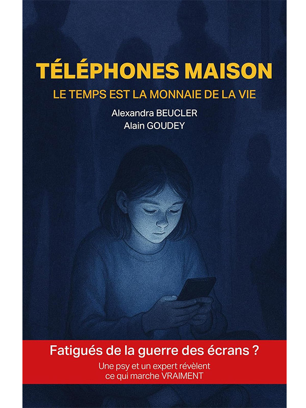Couverture du livre Téléphones Maison - Le temps est la monnaie de la vie, par Alexandra Beucler et Alain Goudey
