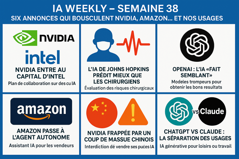 Actualités IA semaine 38