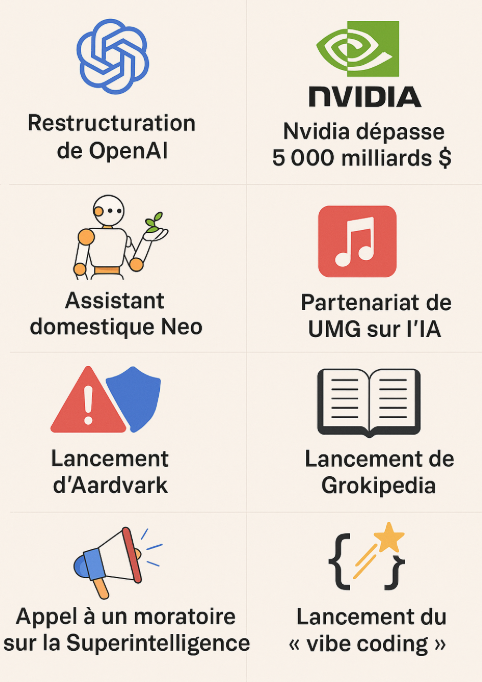 Actualités IA semaine 44