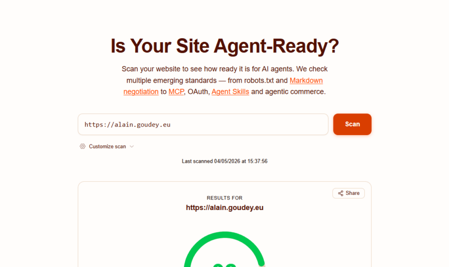 Comment rendre son site Agent-Ready : guide pratique pour dépasser 90/100 sur le test Cloudflare